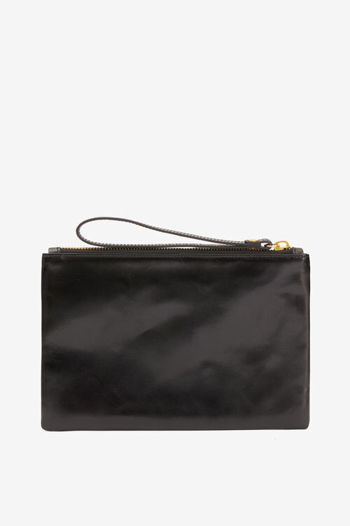 Mino Shiny Leather Clutch Bag Mino Shiny Leather Clutch Bag