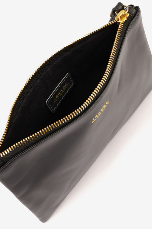 Mino Shiny Leather Clutch Bag Mino Shiny Leather Clutch Bag