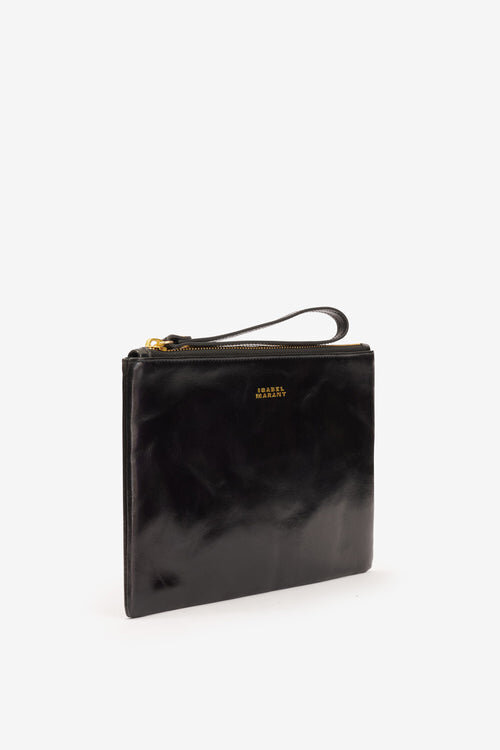 Mino Shiny Leather Clutch Bag Mino Shiny Leather Clutch Bag