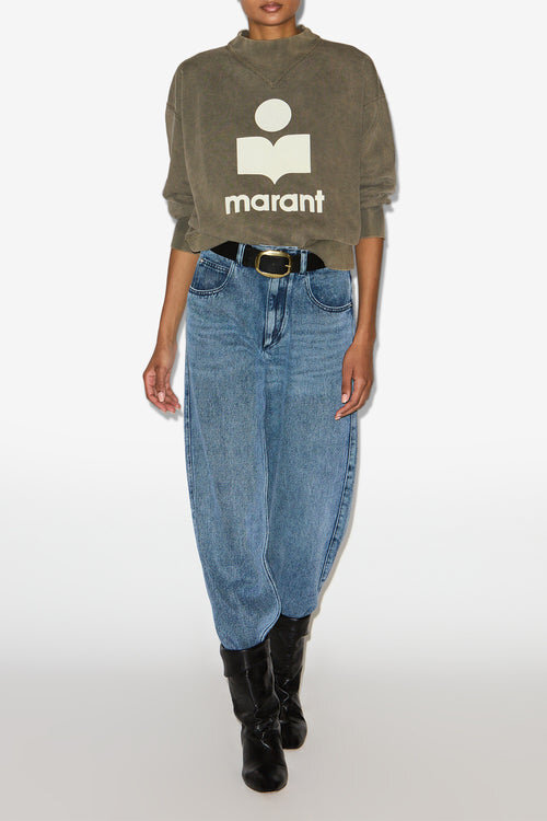 Moby Cotton Sweatshirt with Logo Moby Cotton Sweatshirt with Logo
