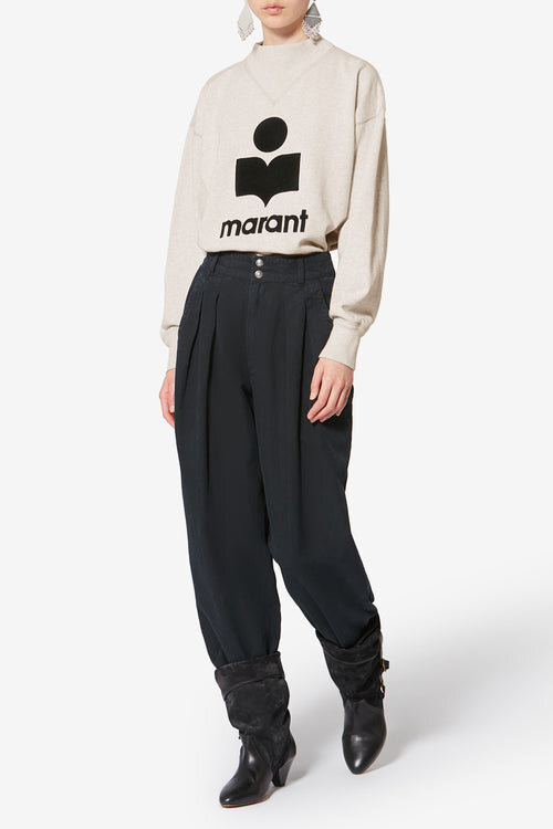 Moby Cotton Sweatshirt with Logo Moby Cotton Sweatshirt with Logo