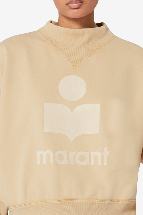 Moby Cotton Sweatshirt with Logo Moby Cotton Sweatshirt with Logo