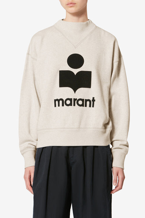 Moby Cotton Sweatshirt with Logo Moby Cotton Sweatshirt with Logo