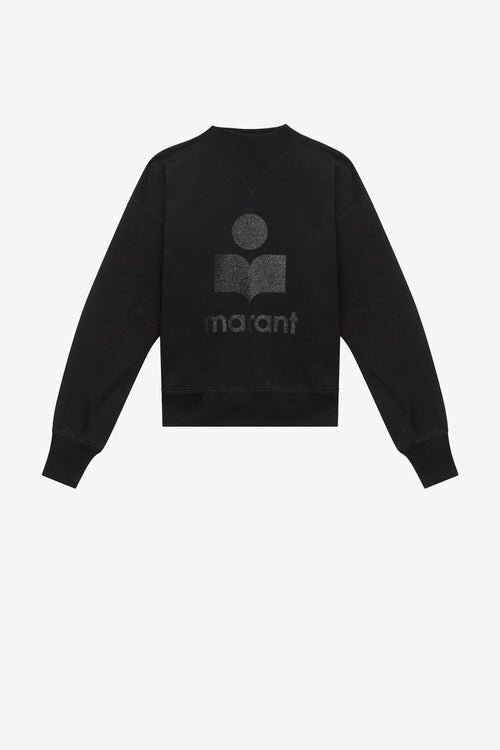 Moby Stand-Up Collar Sweatshirt with Logo Moby Stand-Up Collar Sweatshirt with Logo