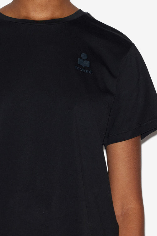 Mody Short-Sleeve Cotton T-Shirt with Logo Mody Short-Sleeve Cotton T-Shirt with Logo