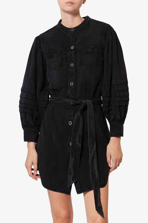Moe Faded Chambray Shirt Dress Moe Faded Chambray Shirt Dress