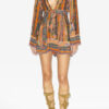 Morgane Short Printed Silk Dress Morgane Short Printed Silk Dress