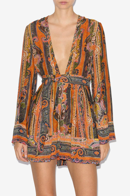 Morgane Short Printed Silk Dress Morgane Short Printed Silk Dress