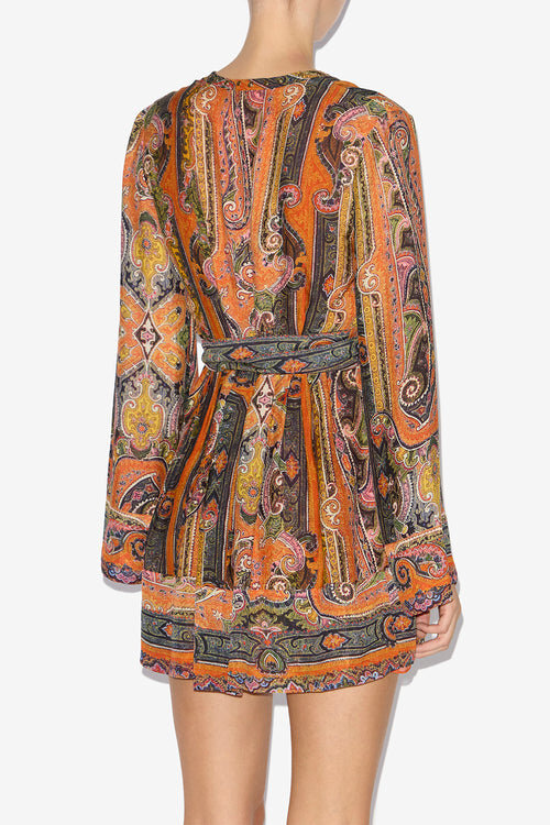 Morgane Short Printed Silk Dress Morgane Short Printed Silk Dress