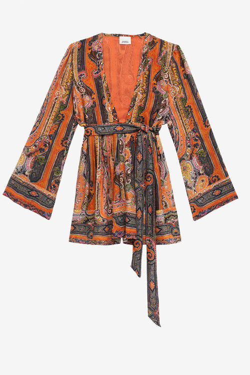 Morgane Short Printed Silk Dress Morgane Short Printed Silk Dress