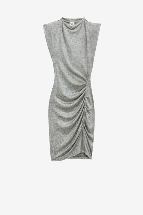 Nadilia Short Metallic Jersey Dress Nadilia Short Metallic Jersey Dress