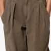 Nadine Flowing Cotton and Linen Workwear Pants
