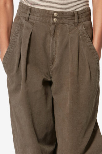Nadine Flowing Cotton and Linen Workwear Pants Nadine Flowing Cotton and Linen Workwear Pants