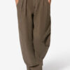 Nadine Flowing Cotton and Linen Workwear Pants
