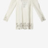 Nala Short Leather Laser-Cut Dress