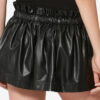 Naline Shorts in Fine Supple Faux Leather