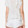 Nalou Frilly Cotton Voile Top Nalou Frilly Cotton Voile Top