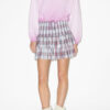 Naomi Checkered Skirt in Smocked Cotton Voile Naomi Checkered Skirt in Smocked Cotton Voile