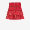 Naomi Printed Smocked Cotton Voile Skirt Naomi Printed Smocked Cotton Voile Skirt