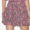Naomi Skirt in Printed Smocked Cotton Voile Naomi Skirt in Printed Smocked Cotton Voile