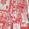 Naomi Smocked Cotton Voile Skirt with Bandana Print Naomi Smocked Cotton Voile Skirt with Bandana Print