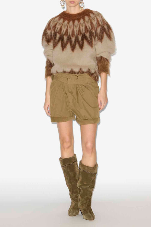 Natania Mohair Fair Isle Pattern Sweater Natania Mohair Fair Isle Pattern Sweater
