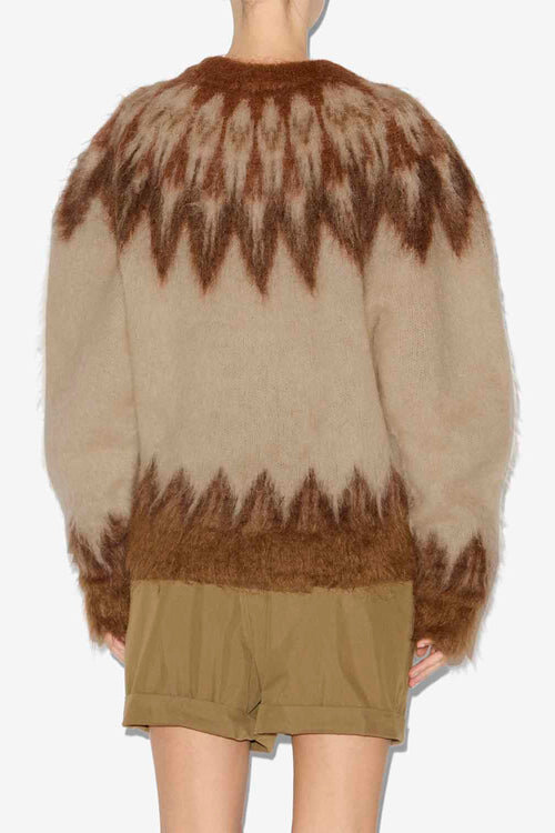 Natania Mohair Fair Isle Pattern Sweater Natania Mohair Fair Isle Pattern Sweater