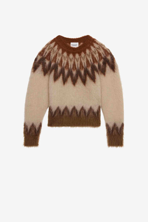 Natania Mohair Fair Isle Pattern Sweater Natania Mohair Fair Isle Pattern Sweater