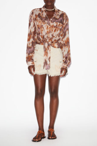 Nath Tied Printed Cotton Voile Shirt Nath Tied Printed Cotton Voile Shirt