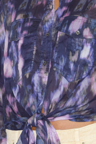 Nath Tied Printed Cotton Voile Shirt Nath Tied Printed Cotton Voile Shirt