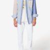 Nathael Patchwork Cotton Oxford Shirt Nathael Patchwork Cotton Oxford Shirt