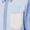 Nathael Patchwork Cotton Oxford Shirt Nathael Patchwork Cotton Oxford Shirt