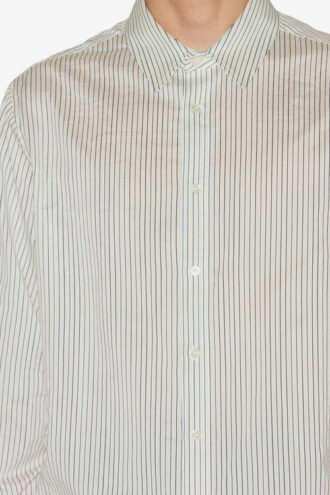 Nathan Striped Cotton and Silk Shirt Nathan Striped Cotton and Silk Shirt