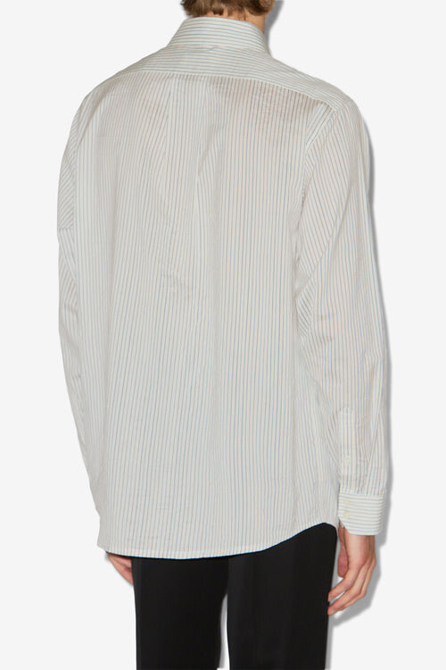 Nathan Striped Cotton and Silk Shirt Nathan Striped Cotton and Silk Shirt