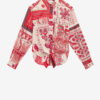 Nathy Tied Printed Cotton Voile Shirt Nathy Tied Printed Cotton Voile Shirt