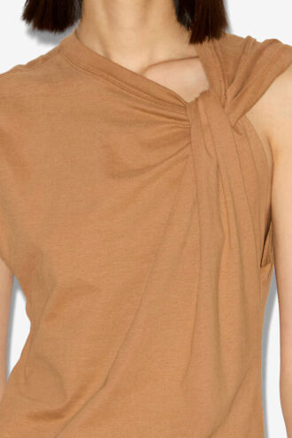 Nayda Asymmetrical Cotton T-Shirt