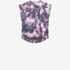 Nayda Asymmetrical Printed Cotton T-Shirt