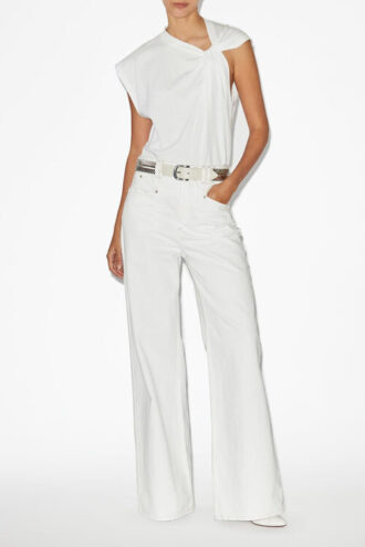 Nayda Asymmetrical Short-Sleeve T-Shirt