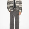 Nelkis Graphic Pattern Jacquard Jacket Nelkis Graphic Pattern Jacquard Jacket