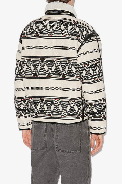 Nelkis Graphic Pattern Jacquard Jacket Nelkis Graphic Pattern Jacquard Jacket
