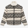 Nelkis Graphic Pattern Jacquard Jacket Nelkis Graphic Pattern Jacquard Jacket