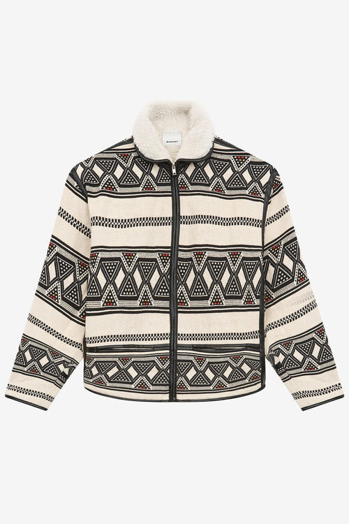 Nelkis Graphic Pattern Jacquard Jacket Nelkis Graphic Pattern Jacquard Jacket