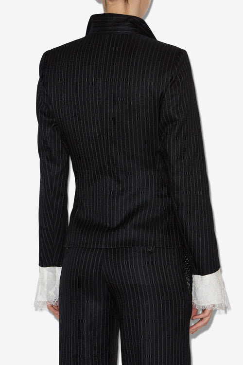 Nelvia Tennis Stripe Suit Jacket Nelvia Tennis Stripe Suit Jacket