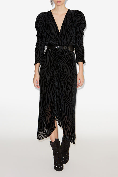 Nemil Long Zebra Pattern Dress Nemil Long Zebra Pattern Dress