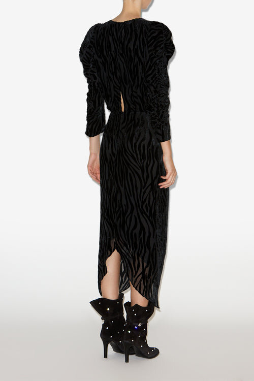 Nemil Long Zebra Pattern Dress Nemil Long Zebra Pattern Dress