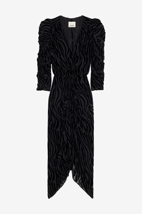 Nemil Long Zebra Pattern Dress Nemil Long Zebra Pattern Dress