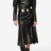 Nerida Short Lambskin Leather Shirt Nerida Short Lambskin Leather Shirt