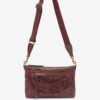 Nessah Shiny Leather Shoulder Bag Nessah Shiny Leather Shoulder Bag
