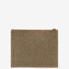 Netia Faded Cotton Clutch Bag with Logo Netia Faded Cotton Clutch Bag with Logo