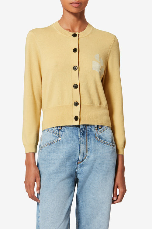 Newton Cotton and Wool Knit Cardigan with Logo Newton Cotton and Wool Knit Cardigan with Logo